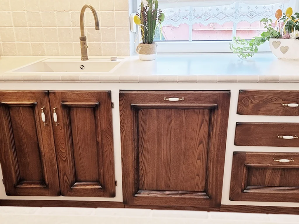 Küche Toskana Stil gemauerte Küche Quooker